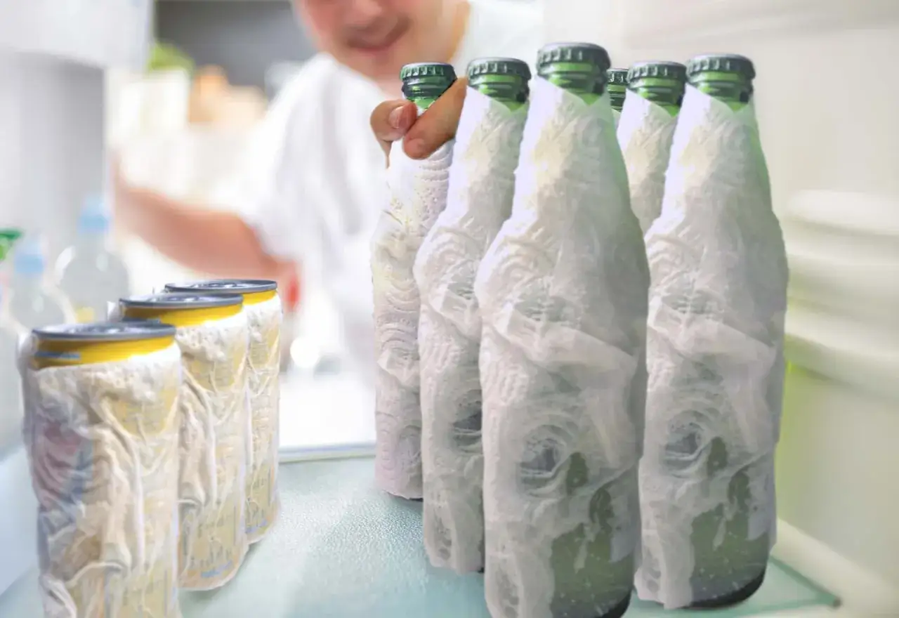 Chłodzenie piwa w lodówce. W jakiej temperaturze zamarza piwo? Zależy od zawartości alkoholu, ale poniżej 0°C.